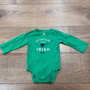 Carter's Green Irish Girl Bodysuit